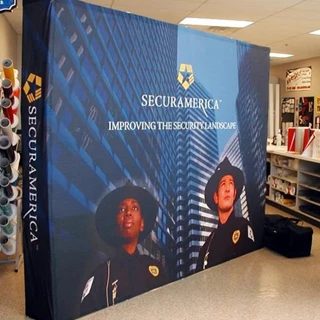 PU015 - Custom Pop-Up Trade Show Booth for Service & Trade Organizations
