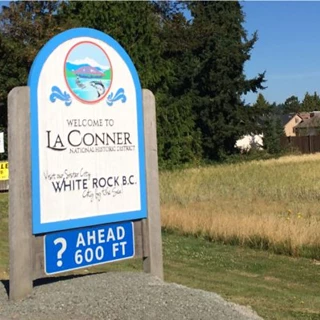  - Architectural Signage - Sandblasted Sign - City of LaConner - LaConner, WA