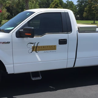 Heritage Construction Truck Decal